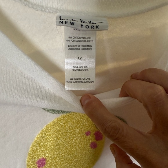 Lemon Graphic Pajama Set - White and Yellow - Picture 5 of 5